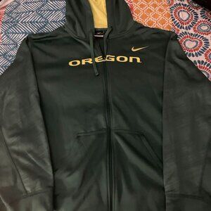 Mens 2X Zip up Oregon Ducks Hoodie